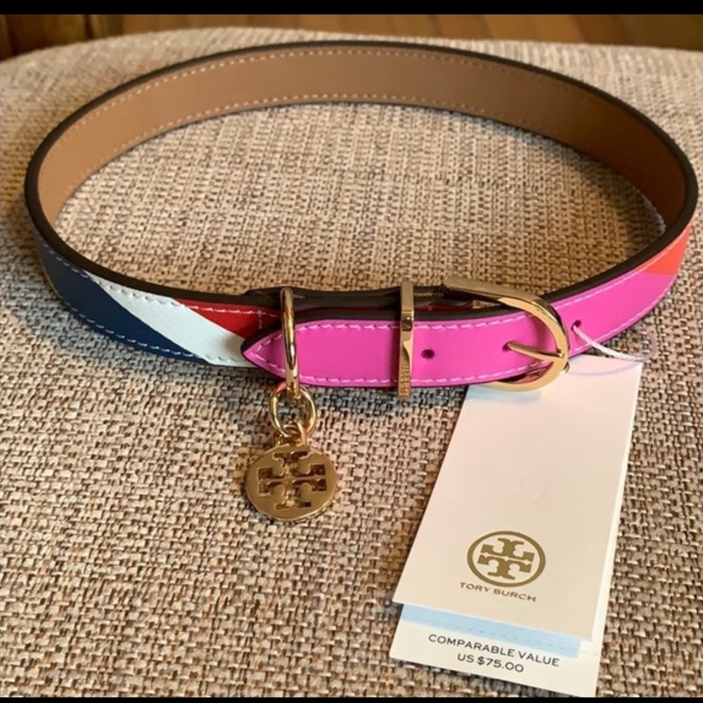 Tory Burch Dog Collar Multi Colored NWT